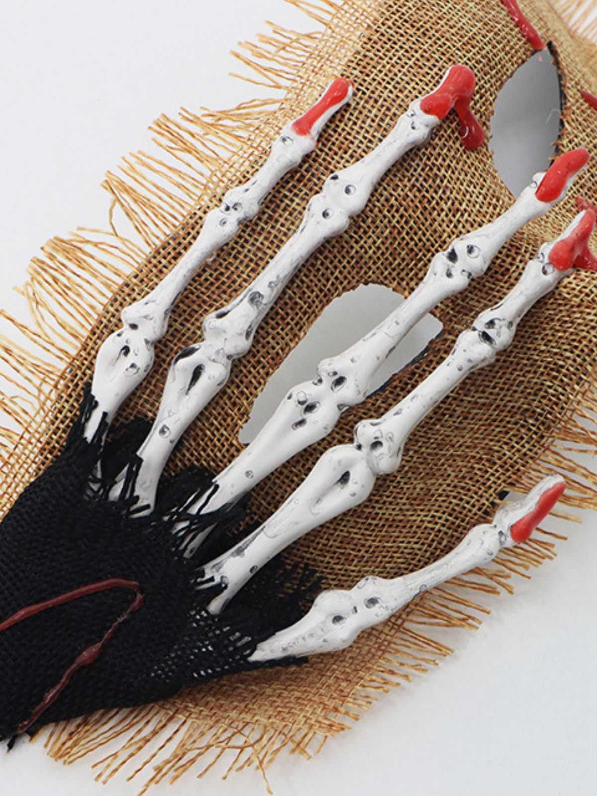 Vintage Skeleton Hand Bloodstain Eye Mask