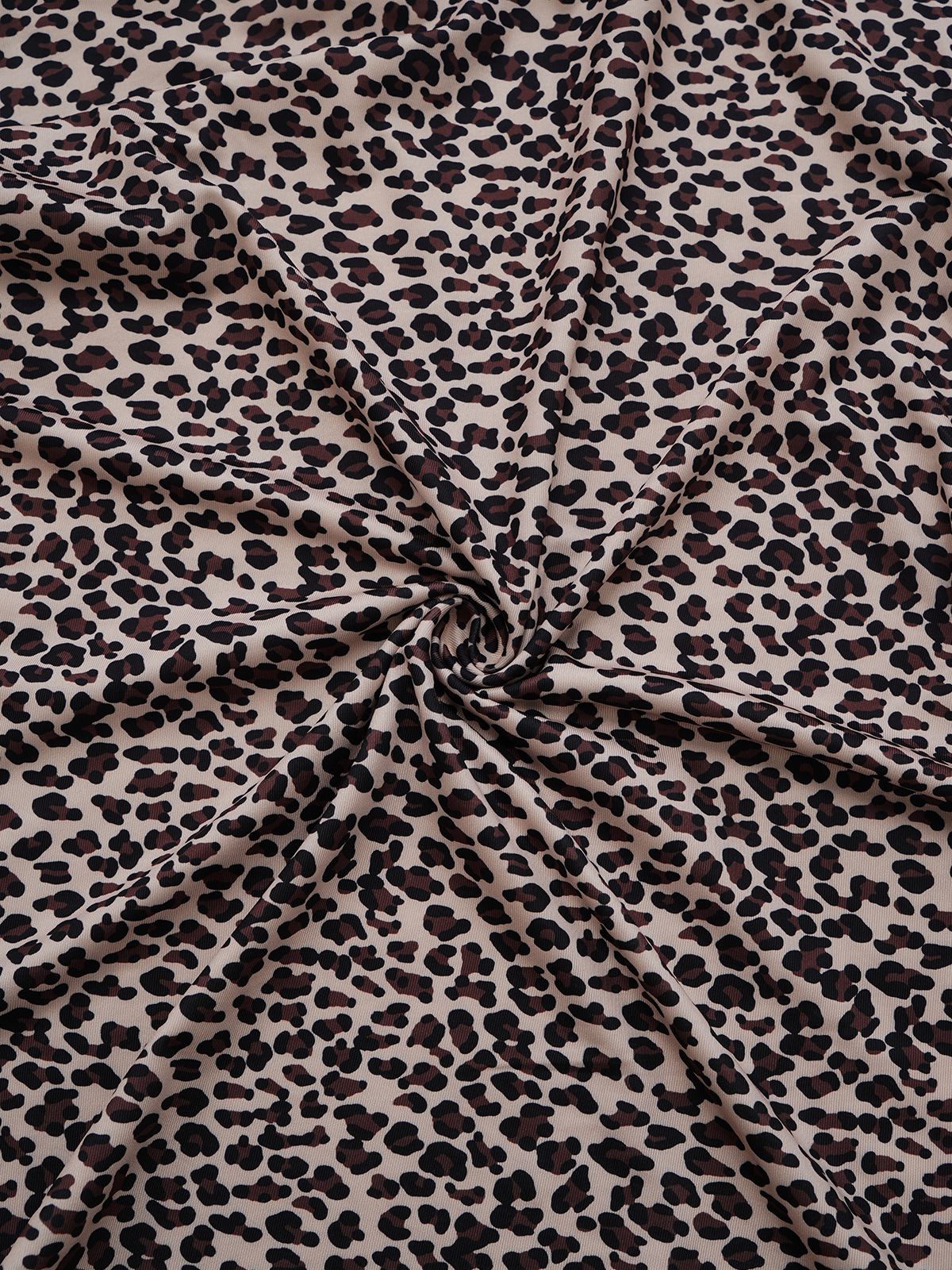 1960s Leopard Print Lace Trim Halter Nightgown